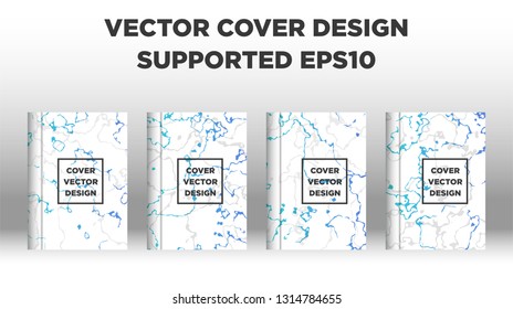 Mixture of acrylic paints. Liquid marble texture. Fluid art. Applicable for design cover, presentation, invitation, flyer, annual report, poster and business card, desing packaging - Vector