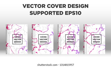 Mixture of acrylic paints. Liquid marble texture. Fluid art. Applicable for design cover, presentation, invitation, flyer, annual report, poster and business card, desing packaging - Vector