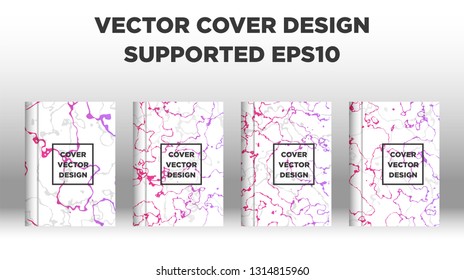 Mixture of acrylic paints. Liquid marble texture. Fluid art. Applicable for design cover, presentation, invitation, flyer, annual report, poster and business card, desing packaging - Vector