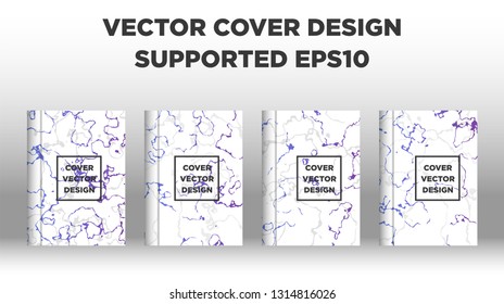 Mixture of acrylic paints. Liquid marble texture. Fluid art. Applicable for design cover, presentation, invitation, flyer, annual report, poster and business card, desing packaging - Vector