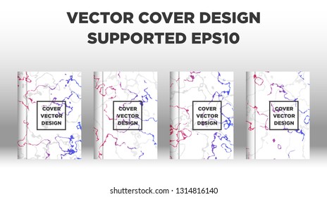 Mixture of acrylic paints. Liquid marble texture. Fluid art. Applicable for design cover, presentation, invitation, flyer, annual report, poster and business card, desing packaging - Vector
