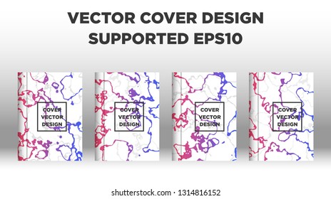 Mixture of acrylic paints. Liquid marble texture. Fluid art. Applicable for design cover, presentation, invitation, flyer, annual report, poster and business card, desing packaging - Vector