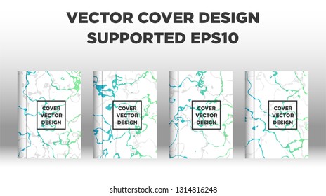 Mixture of acrylic paints. Liquid marble texture. Fluid art. Applicable for design cover, presentation, invitation, flyer, annual report, poster and business card, desing packaging - Vector