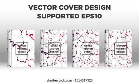 Mixture of acrylic paints. Liquid marble texture. Fluid art. Applicable for design cover, presentation, invitation, flyer, annual report, poster and business card, desing packaging - Vector