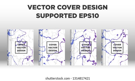 Mixture of acrylic paints. Liquid marble texture. Fluid art. Applicable for design cover, presentation, invitation, flyer, annual report, poster and business card, desing packaging - Vector