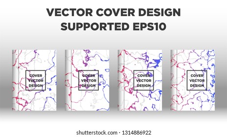 Mixture of acrylic paints. Liquid marble texture. Fluid art. Applicable for design cover, presentation, invitation, flyer, annual report, poster and business card, desing packaging - Vector