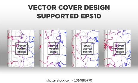 Mixture of acrylic paints. Liquid marble texture. Fluid art. Applicable for design cover, presentation, invitation, flyer, annual report, poster and business card, desing packaging - Vector