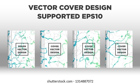 Mixture of acrylic paints. Liquid marble texture. Fluid art. Applicable for design cover, presentation, invitation, flyer, annual report, poster and business card, desing packaging - Vector