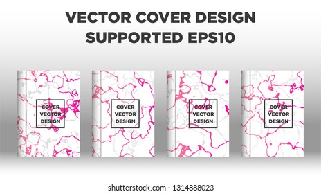 Mixture of acrylic paints. Liquid marble texture. Fluid art. Applicable for design cover, presentation, invitation, flyer, annual report, poster and business card, desing packaging - Vector