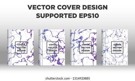 Mixture of acrylic paints. Liquid marble texture. Fluid art. Applicable for design cover, presentation, invitation, flyer, annual report, poster, desing packaging. Modern artwork - Vector
