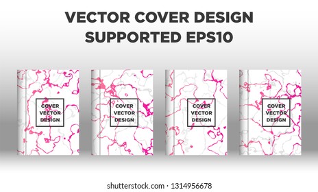 Mixture of acrylic paints. Liquid marble texture. Fluid art. Applicable for design cover, presentation, invitation, flyer, annual report, poster and business card, desing packaging - Vector