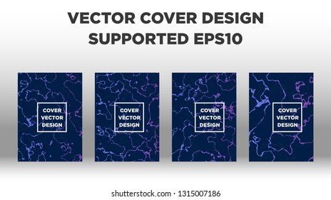 Mixture of acrylic paints. Liquid marble texture. Fluid art. Applicable for design cover, presentation, invitation, flyer, annual report, poster and business card, desing packaging - Vector