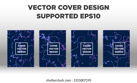 Mixture of acrylic paints. Liquid marble texture. Fluid art. Applicable for design cover, presentation, invitation, flyer, annual report, poster and business card, desing packaging - Vector
