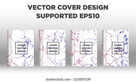Mixture of acrylic paints. Liquid marble texture. Fluid art. Applicable for design cover, presentation, invitation, flyer, annual report, poster and business card, desing packaging - Vector