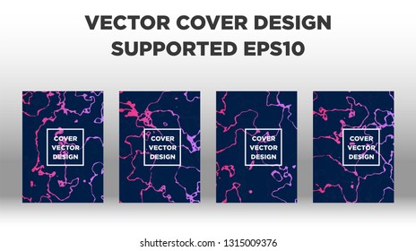 Mixture of acrylic paints. Liquid marble texture. Fluid art. Applicable for design cover, presentation, invitation, flyer, annual report, poster and business card, desing packaging - Vector