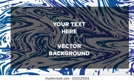 Mixture of acrylic paints. Liquid marble texture. Fluid art. Applicable for design cover, presentation, invitation, flyer, annual report, poster and business card, desing packaging - Vector