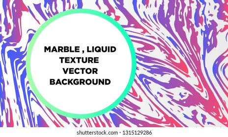 Mixture of acrylic paints. Liquid marble texture. Fluid art. Applicable for design cover, presentation, invitation, flyer, annual report, poster and business card, desing packaging - Vector
