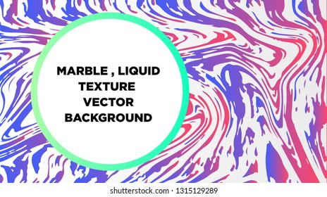 Mixture of acrylic paints. Liquid marble texture. Fluid art. Applicable for design cover, presentation, invitation, flyer, annual report, poster and business card, desing packaging - Vector