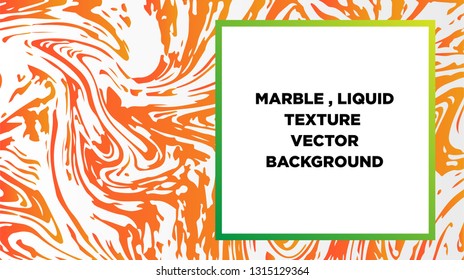 Mixture of acrylic paints. Liquid marble texture. Fluid art. Applicable for design cover, presentation, invitation, flyer, annual report, poster and business card, desing packaging - Vector