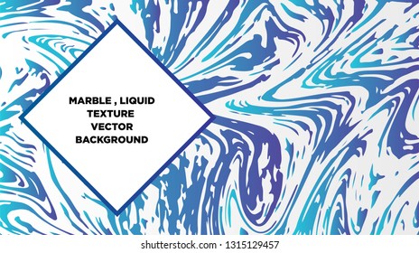 Mixture of acrylic paints. Liquid marble texture. Fluid art. Applicable for design cover, presentation, invitation, flyer, annual report, poster and business card, desing packaging - Vector