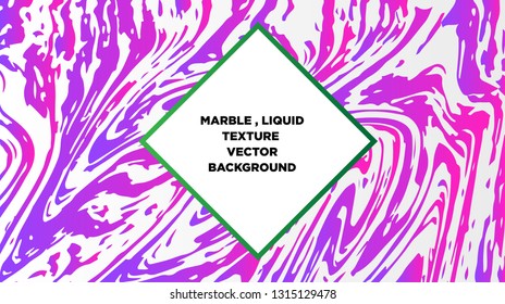 Mixture of acrylic paints. Liquid marble texture. Fluid art. Applicable for design cover, presentation, invitation, flyer, annual report, poster and business card, desing packaging - Vector