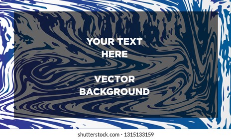 Mixture of acrylic paints. Liquid marble texture. Fluid art. Applicable for design cover, presentation, invitation, flyer, annual report, poster and business card, desing packaging - Vector