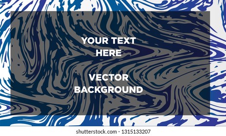 Mixture of acrylic paints. Liquid marble texture. Fluid art. Applicable for design cover, presentation, invitation, flyer, annual report, poster and business card, desing packaging - Vector