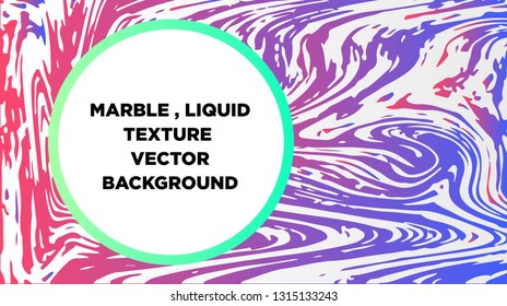Mixture of acrylic paints. Liquid marble texture. Fluid art. Applicable for design cover, presentation, invitation, flyer, annual report, poster and business card, desing packaging - Vector