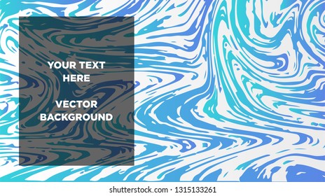 Mixture of acrylic paints. Liquid marble texture. Fluid art. Applicable for design cover, presentation, invitation, flyer, annual report, poster and business card, desing packaging - Vector