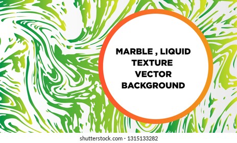 Mixture of acrylic paints. Liquid marble texture. Fluid art. Applicable for design cover, presentation, invitation, flyer, annual report, poster and business card, desing packaging - Vector