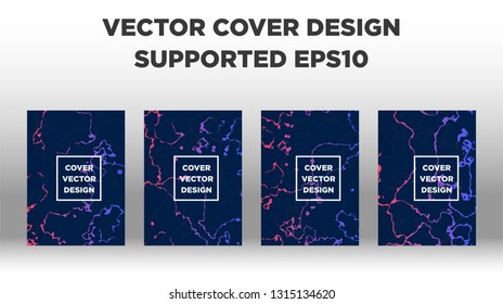 Mixture of acrylic paints. Liquid marble texture. Fluid art. Applicable for design cover, presentation, invitation, flyer, annual report, poster and business card, desing packaging - Vector