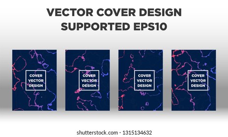 Mixture of acrylic paints. Liquid marble texture. Fluid art. Applicable for design cover, presentation, invitation, flyer, annual report, poster and business card, desing packaging - Vector