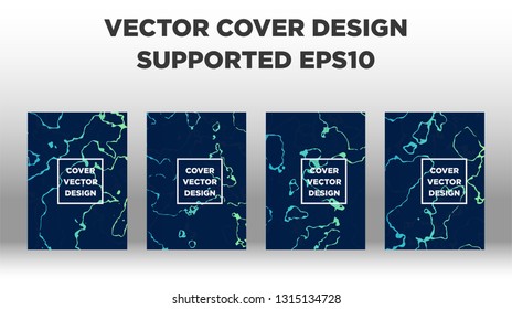 Mixture of acrylic paints. Liquid marble texture. Fluid art. Applicable for design cover, presentation, invitation, flyer, annual report, poster and business card, desing packaging - Vector