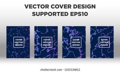 Mixture of acrylic paints. Liquid marble texture. Fluid art. Applicable for design cover, presentation, invitation, flyer, annual report, poster and business card, desing packaging - Vector