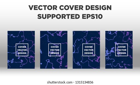 Mixture of acrylic paints. Liquid marble texture. Fluid art. Applicable for design cover, presentation, invitation, flyer, annual report, poster and business card, desing packaging - Vector