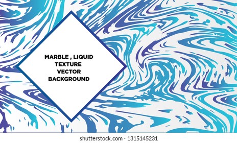 Mixture of acrylic paints. Liquid marble texture. Fluid art. Applicable for design cover, presentation, invitation, flyer, annual report, poster and business card, desing packaging - Vector