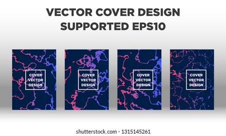 Mixture of acrylic paints. Liquid marble texture. Fluid art. Applicable for design cover, presentation, invitation, flyer, annual report, poster and business card, desing packaging - Vector