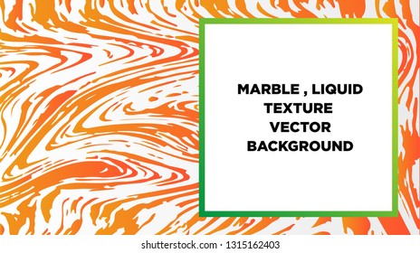 Mixture of acrylic paints. Liquid marble texture. Fluid art. Applicable for design cover, presentation, invitation, flyer, annual report, poster and business card, desing packaging - Vector