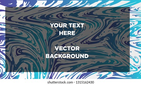 Mixture of acrylic paints. Liquid marble texture. Fluid art. Applicable for design cover, presentation, invitation, flyer, annual report, poster and business card, desing packaging - Vector