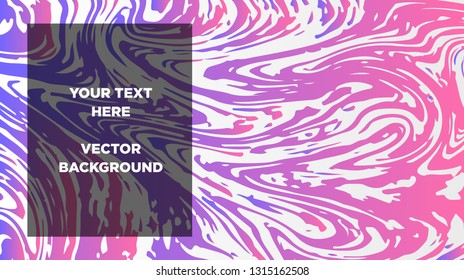 Mixture of acrylic paints. Liquid marble texture. Fluid art. Applicable for design cover, presentation, invitation, flyer, annual report, poster and business card, desing packaging - Vector