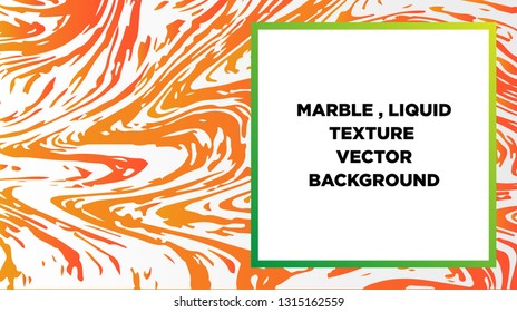 Mixture of acrylic paints. Liquid marble texture. Fluid art. Applicable for design cover, presentation, invitation, flyer, annual report, poster and business card, desing packaging - Vector