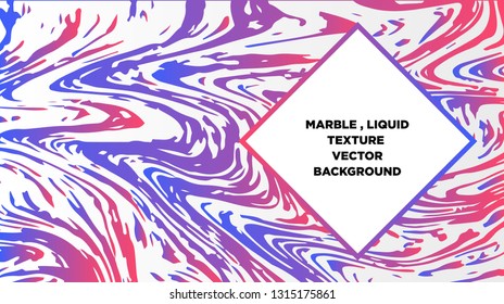 Mixture of acrylic paints. Liquid marble texture. Fluid art. Applicable for design cover, presentation, invitation, flyer, annual report, poster and business card, desing packaging - Vector