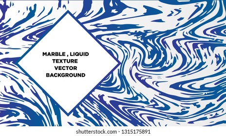 Mixture of acrylic paints. Liquid marble texture. Fluid art. Applicable for design cover, presentation, invitation, flyer, annual report, poster and business card, desing packaging - Vector
