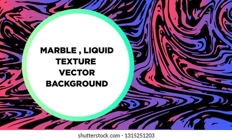 Mixture of acrylic paints. Liquid marble texture. Fluid art. Applicable for design cover, presentation, invitation, flyer, annual report, poster and business card, desing packaging - Vector