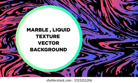 Mixture of acrylic paints. Liquid marble texture. Fluid art. Applicable for design cover, presentation, invitation, flyer, annual report, poster and business card, desing packaging - Vector