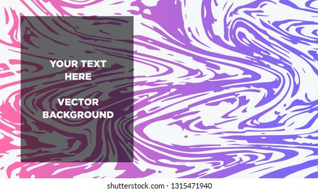 Mixture of acrylic paints. Liquid marble texture. Fluid art. Applicable for design cover, presentation, invitation, flyer, annual report, poster and business card, desing packaging - Vector