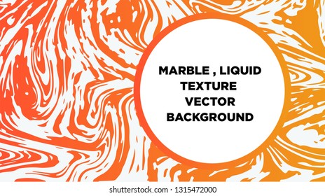 Mixture of acrylic paints. Liquid marble texture. Fluid art. Applicable for design cover, presentation, invitation, flyer, annual report, poster and business card, desing packaging - Vector