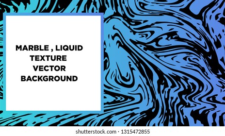 Mixture of acrylic paints. Liquid marble texture. Fluid art. Applicable for design cover, presentation, invitation, flyer, annual report, poster and business card, desing packaging - Vector