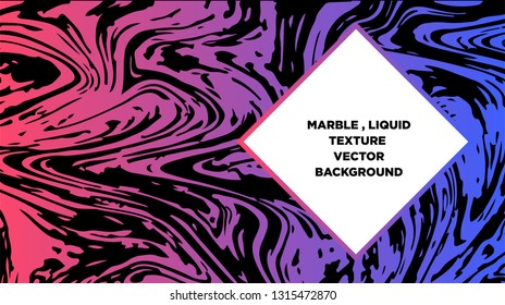 Mixture of acrylic paints. Liquid marble texture. Fluid art. Applicable for design cover, presentation, invitation, flyer, annual report, poster and business card, desing packaging - Vector