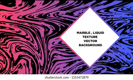 Mixture of acrylic paints. Liquid marble texture. Fluid art. Applicable for design cover, presentation, invitation, flyer, annual report, poster and business card, desing packaging - Vector